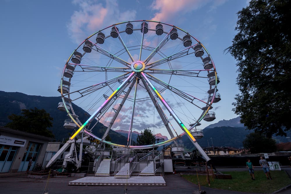 An der Wirtschafts- und Erlebnismesse Uri 18 gibt es viel zu erleben. Da kommen alle auf ihre Kosten. (Bild: Marc Püntener, Altdorf, 8. September 2018)