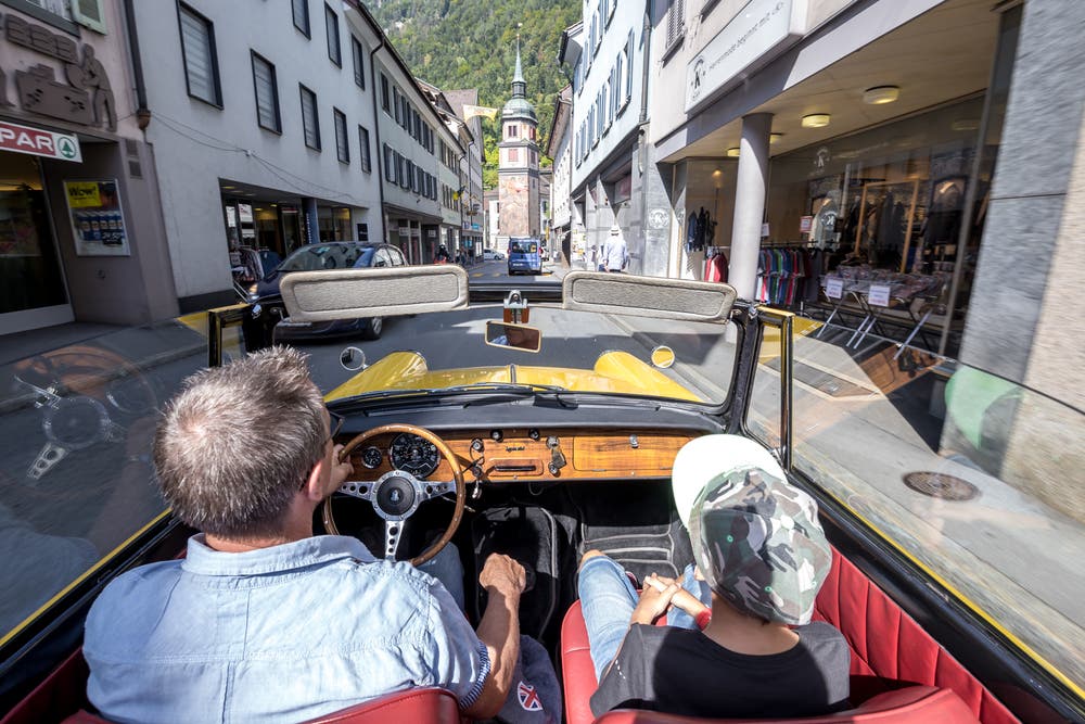 An der Wirtschafts- und Erlebnismesse Uri 18 gibt es viel zu erleben. Da kommen alle auf ihre Kosten. (Bild: Marc Püntener, Altdorf, 8. September 2018)