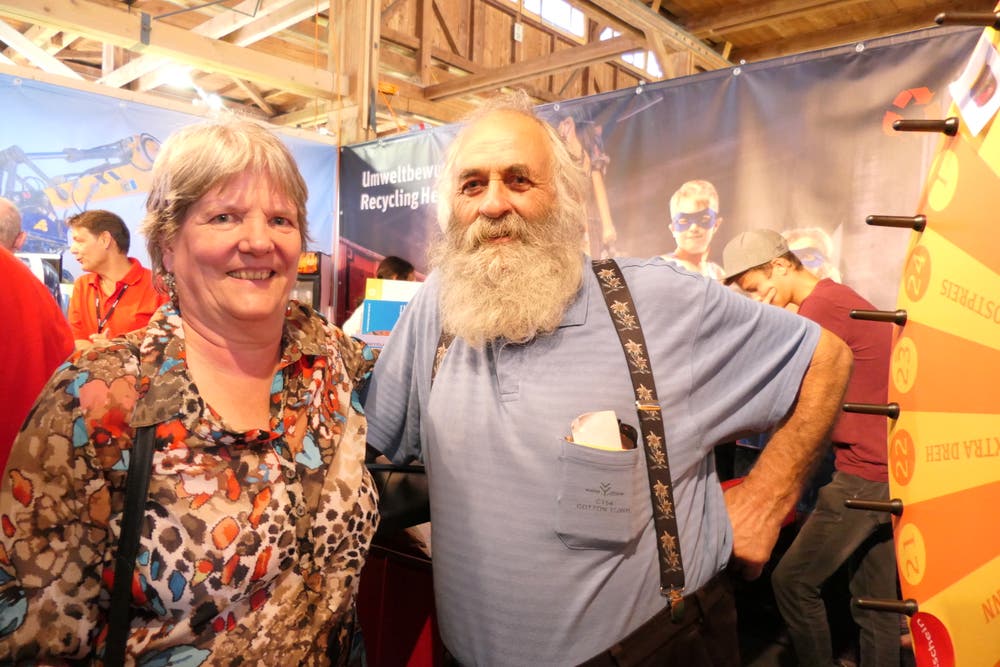 Auch Bauer Sepp und seine Claudia waren zu Gast an der «Uri 18». (Bild: Carmen Epp, Altdorf, 8. September 2018)