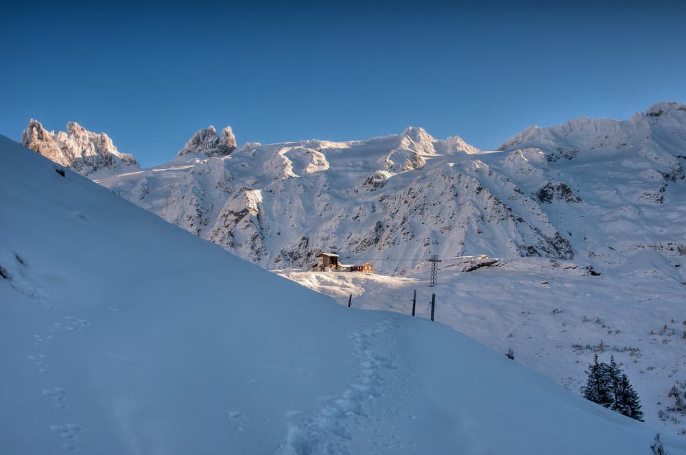 Winterlandschaft auf der Fürenalp. (Bild: Caroline Pirskanen, 7. Januar 2019)