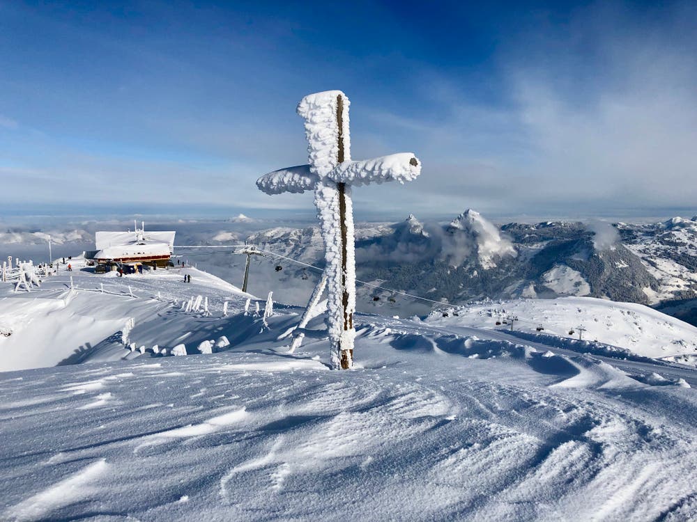 Auf dem Gipfel des Fronalpstock (Bild: Markus Brüllhart (Fronalpstock, 11. Januar 2019))