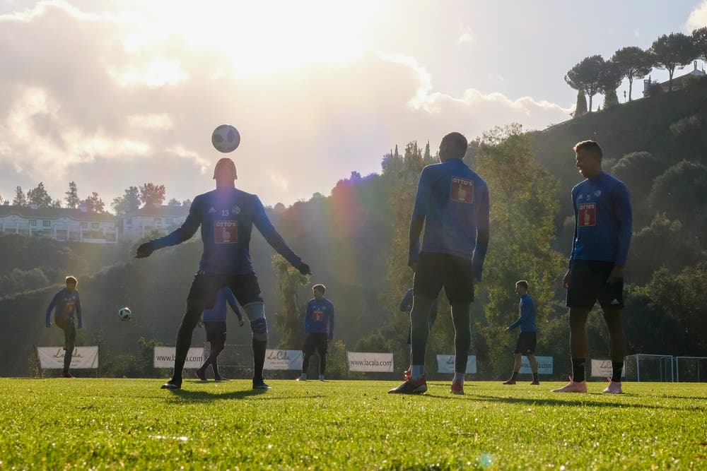 Impression vom Trainingsplatz. (Bild: Martin Meienberger/Freshfocus (Marbella, 12. Januar 2019))