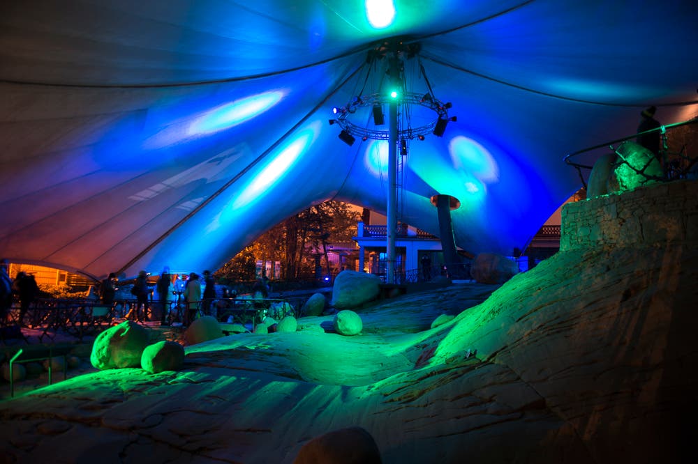 Ein weiterer Standort des Festivals war der Gletschergarten. (Bild: Dominik Wunderli (9. Januar 2019))
