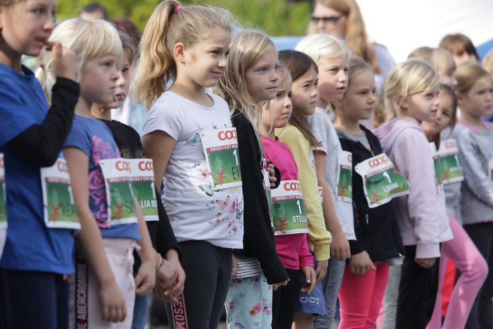 Kurz vor dem Start zum Maratholino. (Bild: Jakob Ineichen, Horw, 27. Oktober 2019)