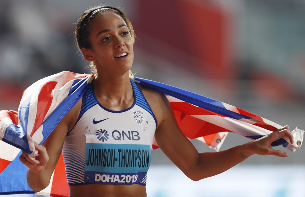 Katarina Johnson-Thompson krönt sich zur Königin der Siebenkämpferinnen. (Bild: Keystone)