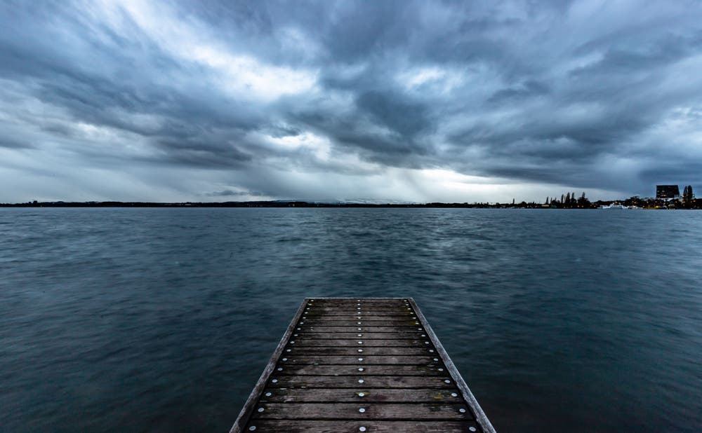 Stimmungsvoller Tagesabschluss. (Bild: Daniel Hegglin, Zug, 11. Februar 2019)