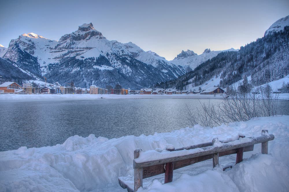 Frostiger Morgen in Engelberg. (Bild: Caroline Pirskanen, Engelberg, 5. Februar 2019)