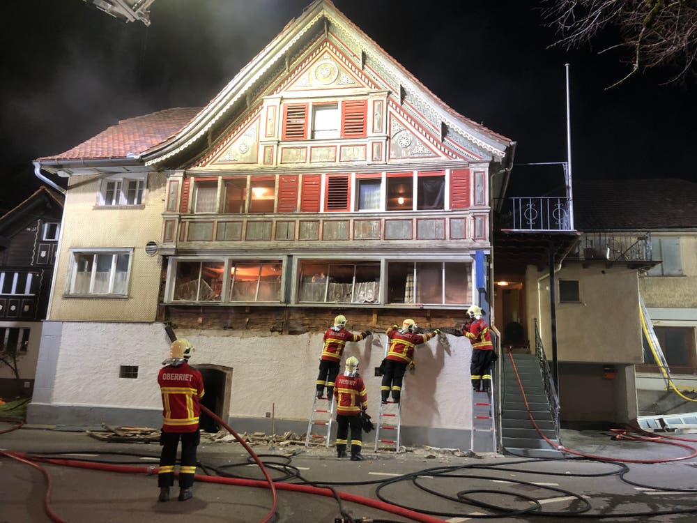 Restaurantbrand In Oberriet Nachbarn Retteten Schlafenden 77