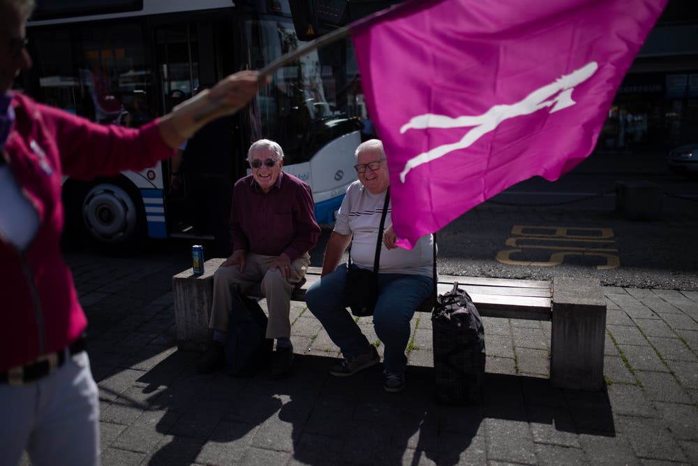 Frauenstreik in Wil. (Bild: Benjamin Manser)