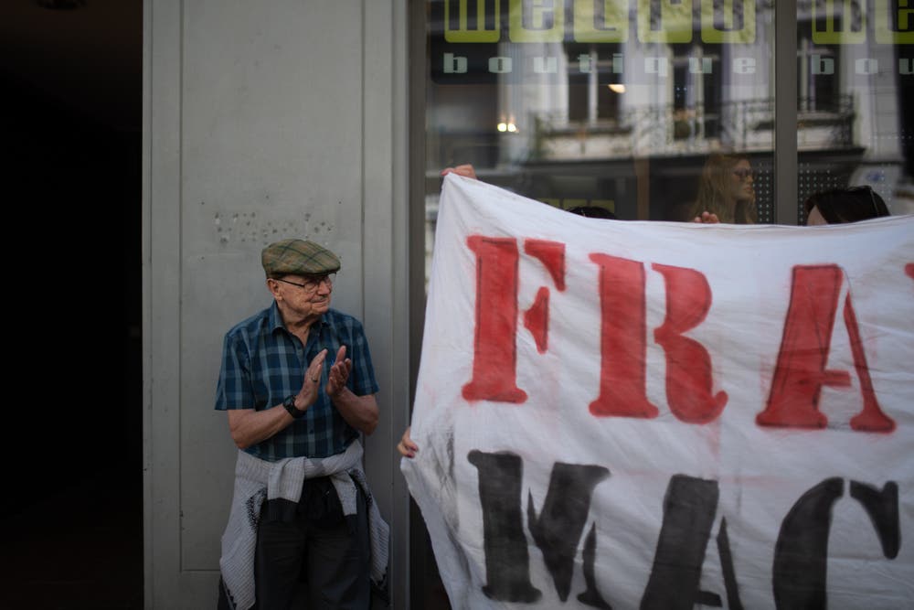 Frauenstreik in St.Gallen. (Bild: Benjamin Manser)