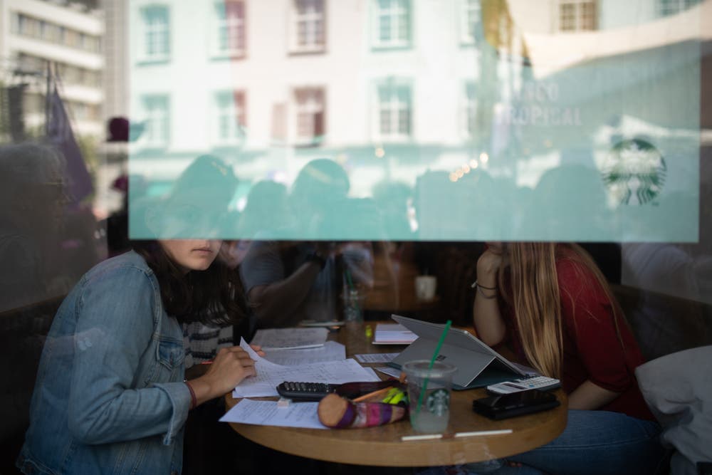 Frauenstreik in St.Gallen. (Bild: Benjamin Manser)