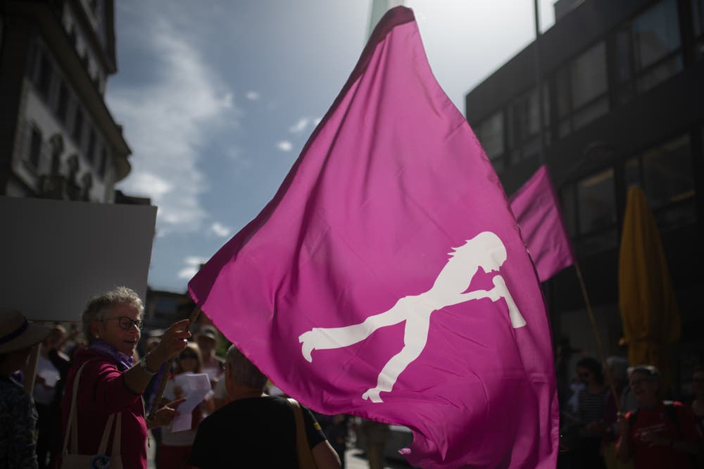 Frauenstreik in Wil. (Bild: Benjamin Manser)