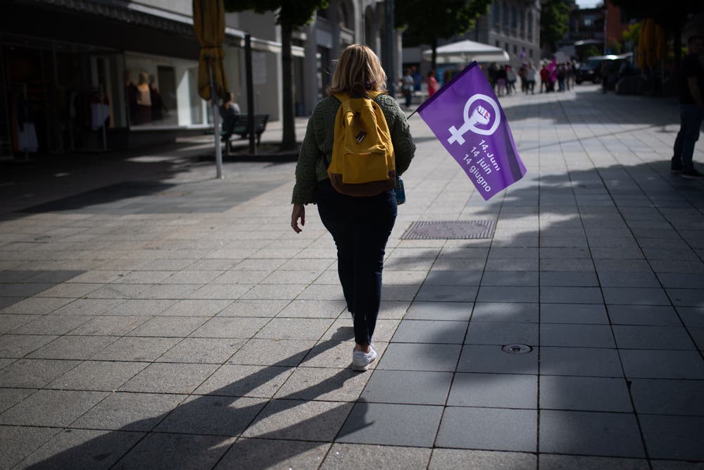Frauenstreik in Wil. (Bild: Benjamin Manser)
