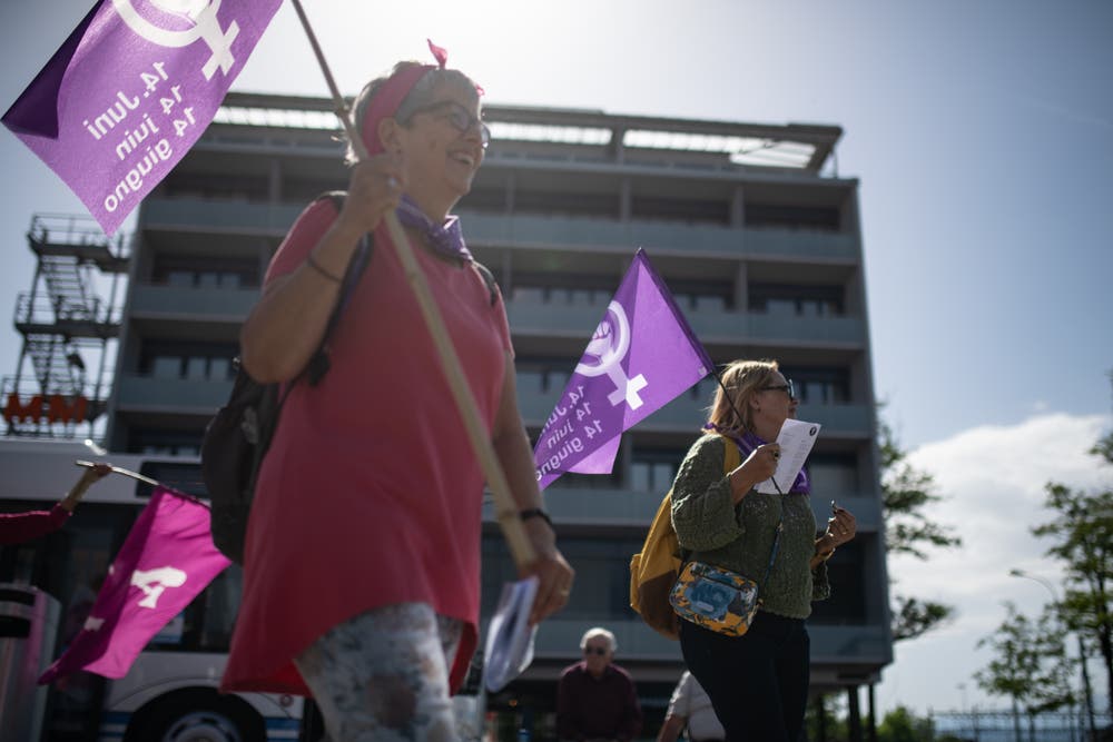 Frauenstreik in Wil. (Bild: Benjamin Manser)