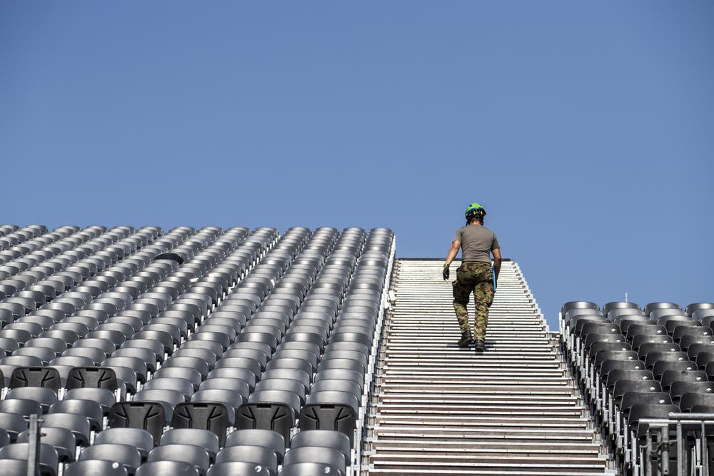 Die Arena bietet Platz für 56'500 Besucher. (Bild: Alexandra Wey / Keystone, 24. Juli 2019)