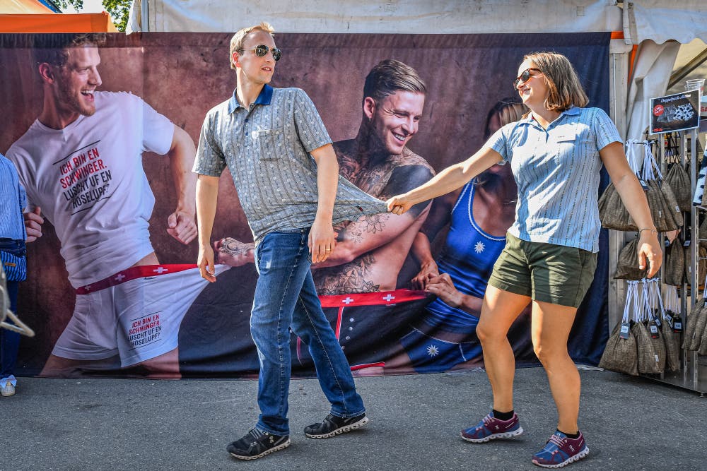 Witziges Sujet – wer hats erfunden? (Bild: Christian H. Hildebrand, Zug, 24. August 2019)