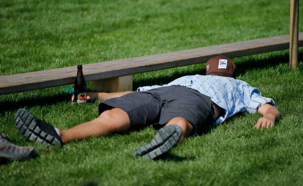 Mittagspause in der Arena. (Bild: Stefan Kaiser, Zug, 24. August 2019)