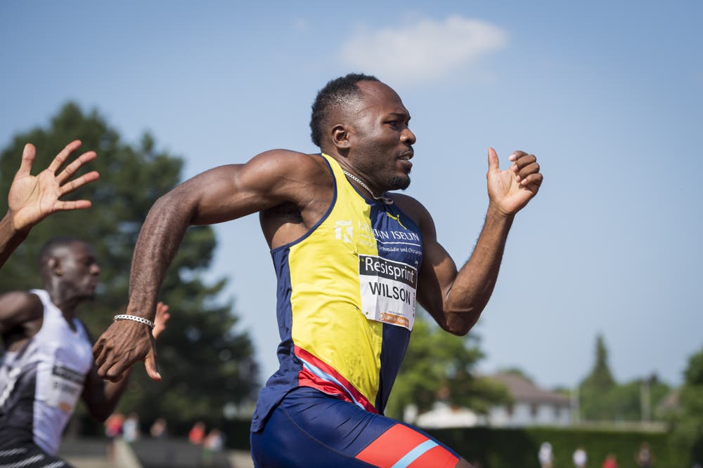 Alex Wilson; Alter: 29; Wohnort: Basel; Starts: 100m, 200m Prognose: Über 100 m ist er einer von vielen, über 200 m waren in diesem Jahr nur 12 Sprinter schneller. Für den WM-Final muss Wilson aber eine Zeit unter 20 Sekunden abliefern. Wenn Sie in einem Film mitspielen dürften, welchen würden Sie wählen? «Die Marvel-Verfilmung ‹Black Panther›, weil dort ein Schwarzer der Superheld ist.» (KEYSTONE/Jean-Christophe Bott)