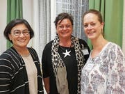 Tsela Strässle, Weiterbildungsverantwortliche, Beatrice Neff, Referentin und Miriam Steck, Expertin für Psychische Gesundheit. (Bild: PD)