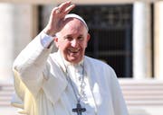 Papst Franziskus bei seiner wöchentlichen Generalaudienz im Vatikan. (Bild: Ettore Ferrari, 10. Oktober 2018)
