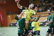 Die Ostschweizer um Andrija Pendic gewinnen gegen Thun. (Bild: Ralph Ribi)