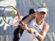 Jil Teichmann scheiterte in Linz in der 2. Runde an der Italienerin Camila Giorgi (Bild: KEYSTONE/EPA/COREY SIPKIN)