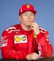 Kimi Räikkönen, hier an einer Pressekonferenz nach dem GP von Österreich (Bild: Georg Hochmuth / APA (Spielberg, 1. Juli 2018))