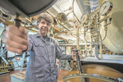 Heimo Haas arbeitet schon seit über 40 Jahren als Maschinist für die SGV. Im Mai geht er in Pension. (Bild: Pius Amrein, Luzern 5. Oktober 2018)