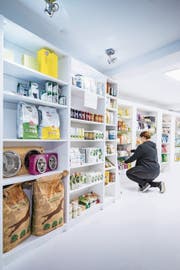 «Vegantasia» setzt vor allem auf vegane Convenience-Produkte. Sogar pflanzliches Hundefutter ist erhältlich. (Bild: Urs Bucher)