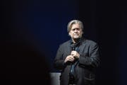 Zunehmend isoliert: Steve Bannon, hier bei einem Auftritt in Zürich. (Adrian Bretscher/Getty, 6. März 2018)