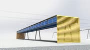 Fotovoltaik-Dach eingefahren. (Visualisierungen: SAK)