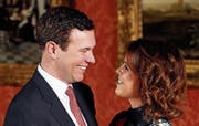 Prinzessin Eugenie und Jack Brooksbank. (Bild: AP (22. Januar 2018))