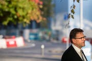 Wurde wiedergewählt: Der Zuger CVP-Regierungsrat Beat Villiger. (Bild: Urs Flüeler / Keystone (Zug, 7. Oktober 2018))