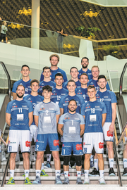 Team-Präsentation von Volley Luzern in der Mall of Switzerland. (Bild: Philipp Schmidli (Ebikon, 5. Oktober 2018)