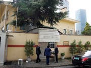 Nach dem Verschwinden des saudischen Regierungskritikers Jamal Khashoggi ist eine Delegation aus Saudi-Arabien in der Türkei eingetroffen. (Bild: KEYSTONE/AP/PETROS GIANNAKOURIS)
