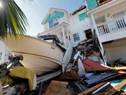 Mexico Beach im Nordwesten Floridas bietet ein Bild der Verwüstung. (Bild: KEYSTONE/AP/GERALD HERBERT)
