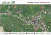 Zehn Fragen bis zum Ziel: Der «Rundweg Dorf» enthält eine neue Komponente. (Bild: PD)