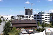 Das Suurstoffi Areal in Rotkreuz wurde überbaut mit vielen Wohnungen und Gebäuden für die Hochschule Luzern.26. Juli 2018Werner Schelbert (Zuger Zeitung)