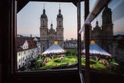 Puccinis Oper «Edgar» wurde in diesem Sommer auf dem Klosterplatz bei der Kathedrale aufgeführt. (Bild: Urs Bucher (29. Juni 2018))
