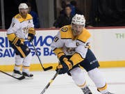 Erstes Saisontor für Nashville: Captain Roman Josi (Bild: KEYSTONE/AP/MARY ALTAFFER)