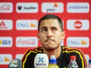 Eden Hazard will sich zu den Vorwürfen im belgischen Fussball nicht äussern (Bild: KEYSTONE/ENNIO LEANZA)