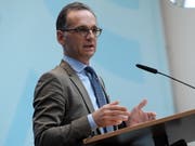 «Wir brauchen keine Abschottung»: der deutsche Aussenminister Heiko Maas. (Bild: KEYSTONE/EPA/FELIPE TRUEBA)