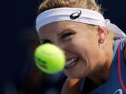 Timea Bacsinszky muss sich im Halbfinal von Tianjin der Tschechin Karolina Pliskova beugen (Bild: KEYSTONE/FR170574 AP/KEVIN HAGEN)