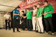 Am Saisonabschluss des Thurgauer Schwingerverbandes wird auch der Nachwuchs geehrt. (Bild: Reto Martin)