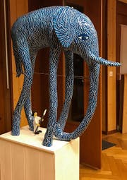 Eine Elefantenskulptur von Hans Lager-Disler. (Bild: PD)