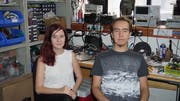 Qualifizierten sich für den Austausch: Nadja Stadelmann und Luca Zweifel. (Bild: PD)