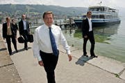 Da waren die Sozialdemokraten gross und stark: Gerhard Schröder regierte Deutschland von 1998 bis 2005. (Bild: Keystone)