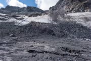 Der Pizolgletscher hat in diesem Jahr knapp zwei Meter seiner mittleren Eisdecke verloren. (Bild: Thomas Hary, 10. September 2018)