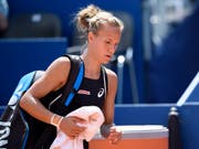 Viktorija Golubic verlässt den Platz als Verliererin. (Bild: KEYSTONE/ANTHONY ANEX)