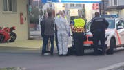 Die Polizei war mit einem Grossaufgebot vor Ort. (Bild: BRK News)